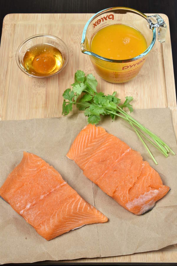 Salmon with Passion Fruit Sauce | WednesdayNightCafe.com