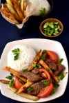 Lomo Saltado (Beef and French Fry Stir Fry) | WednesdayNightCafe.com