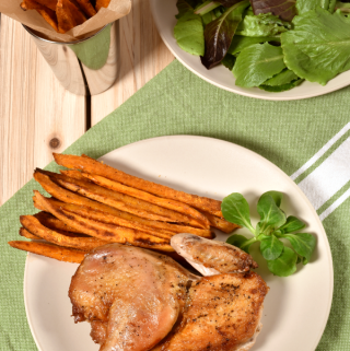 CornisSweet Potato Oven Fries - Thanksgiving Sides | WednesdayNightCafe.com