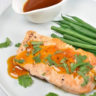 Salmon with Passion Fruit Sauce | WednesdayNightCafe.com