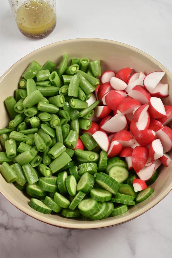 Sugar Snap Pea Salad with Radish & Mint – rooted